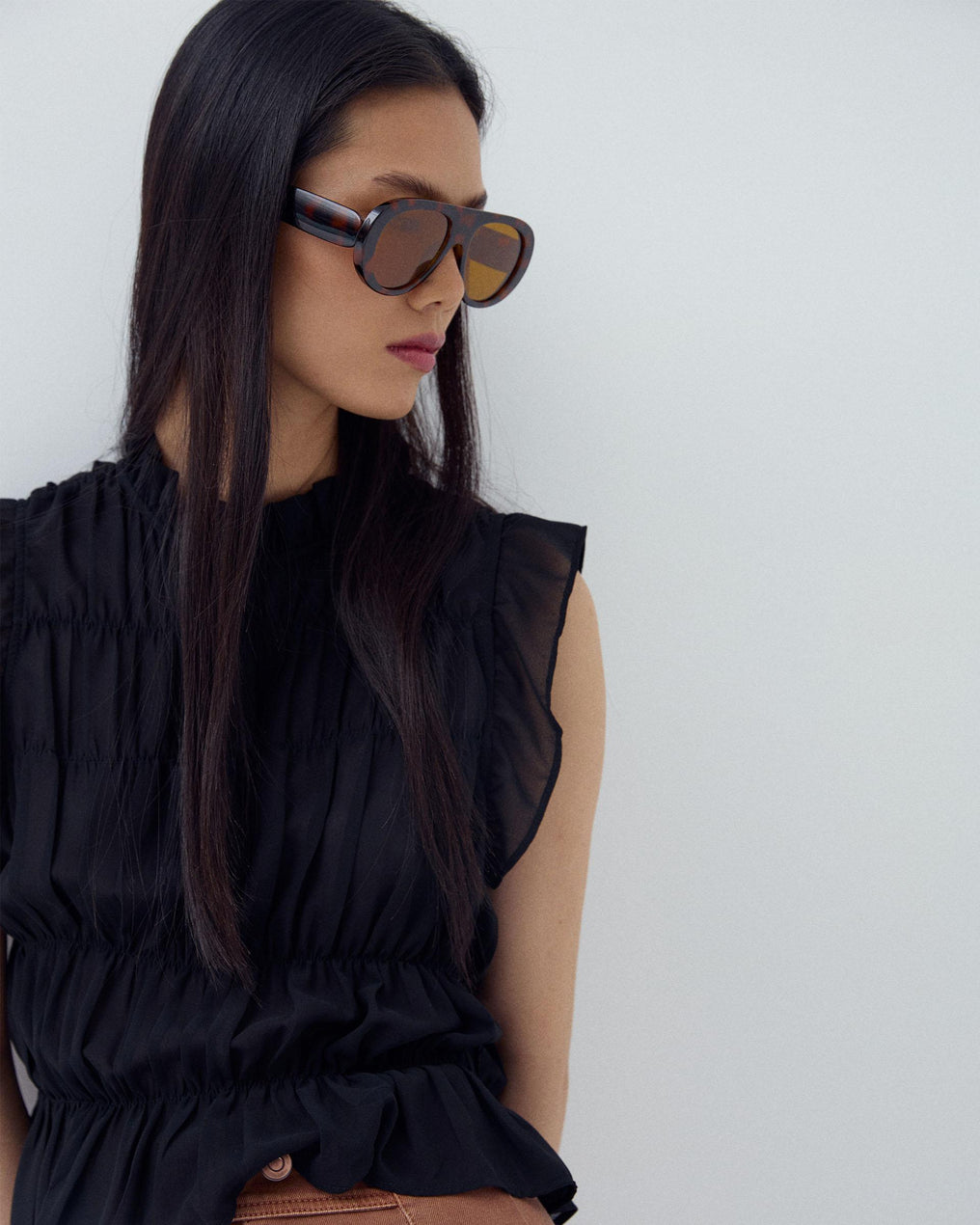 Top Elásticos Preto