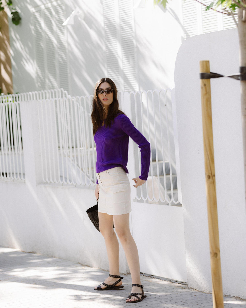 Raw Cargo Pocket Miniskirt