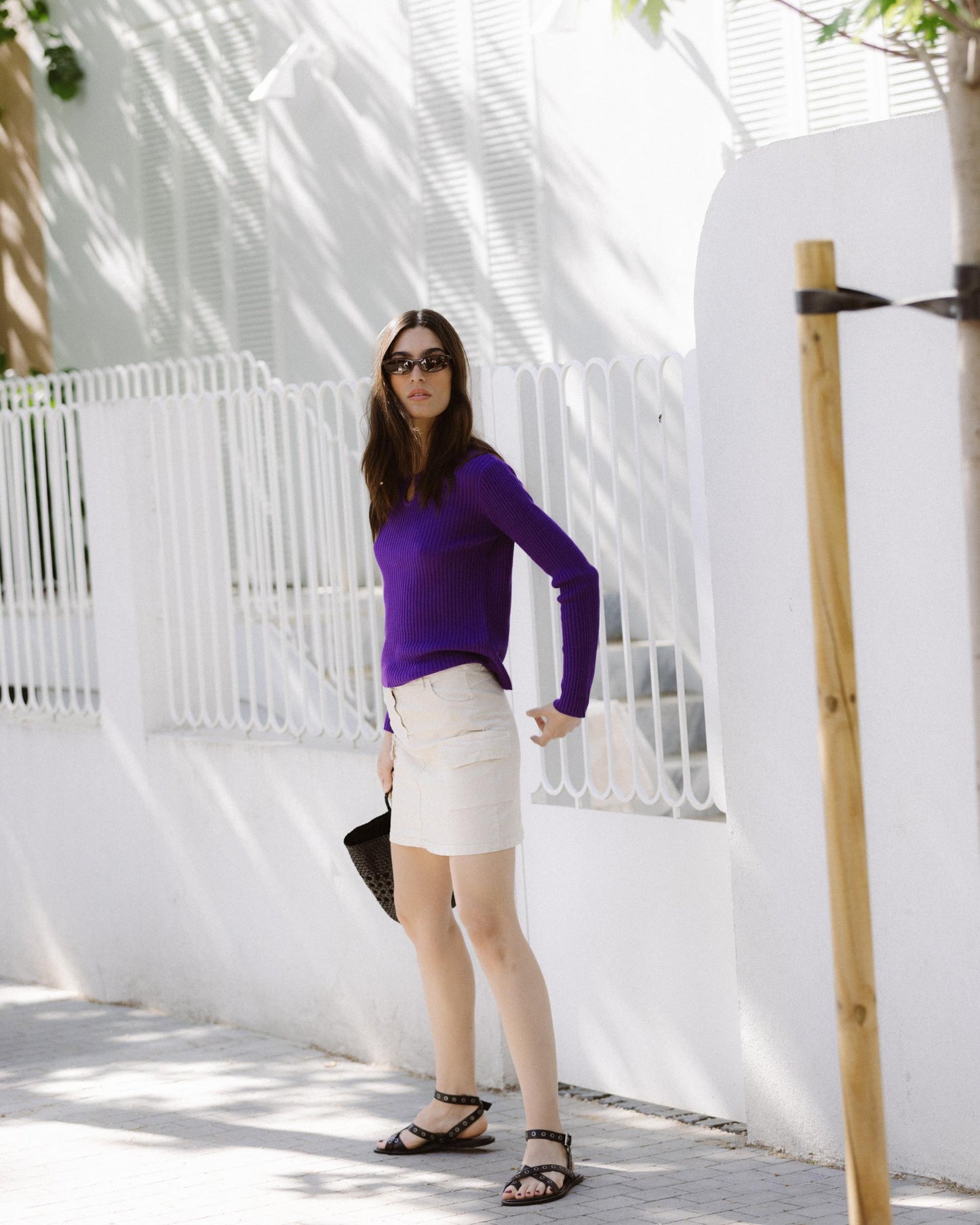 Raw Cargo Pocket Miniskirt