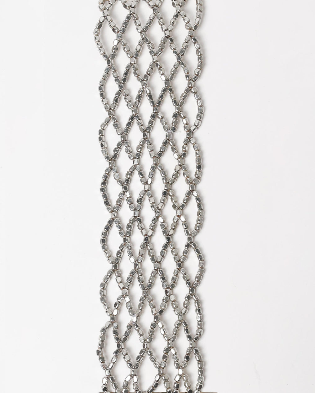 Choker Résille Argenté