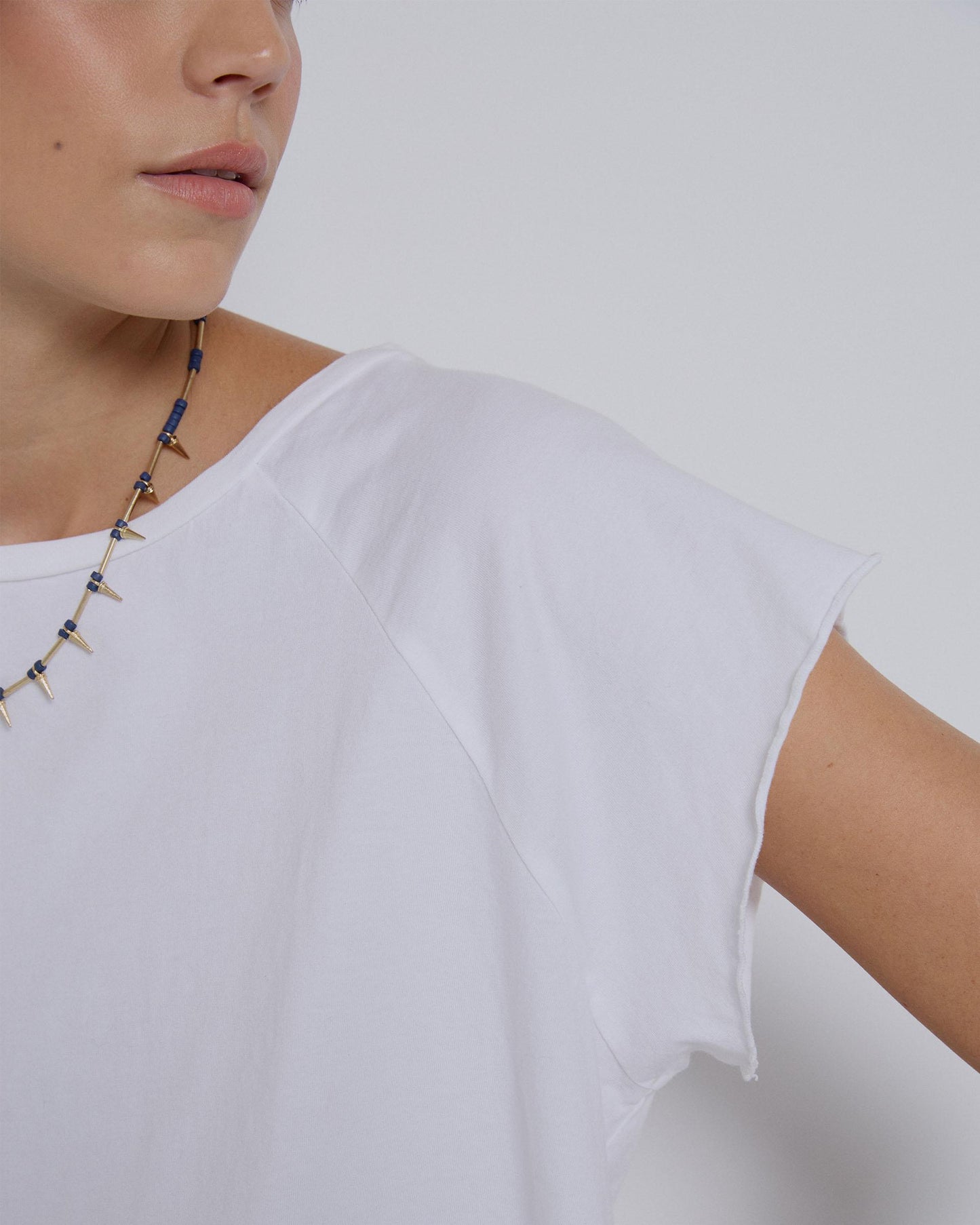 White Raglan Short Sleeve T-shirt