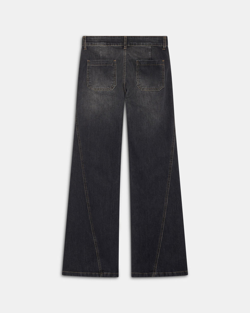 Jeans Cuñas Lateral Antracita