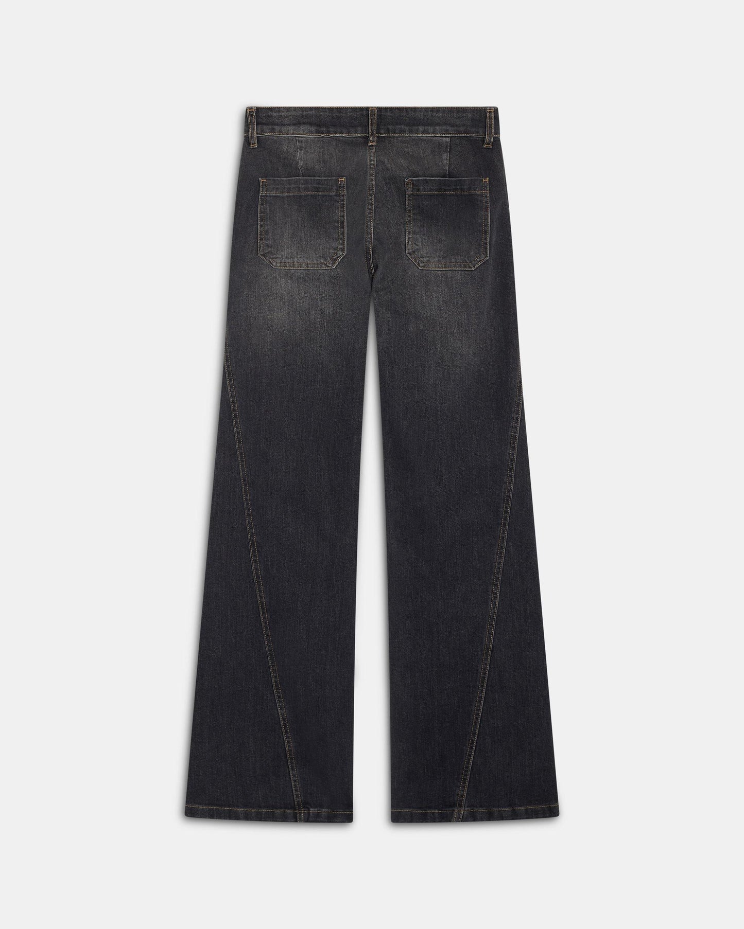 Jeans Cuñas Lateral Antracita