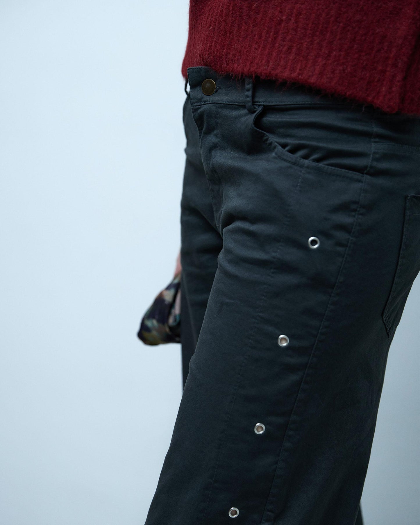 Jeans Eyelets Antracita