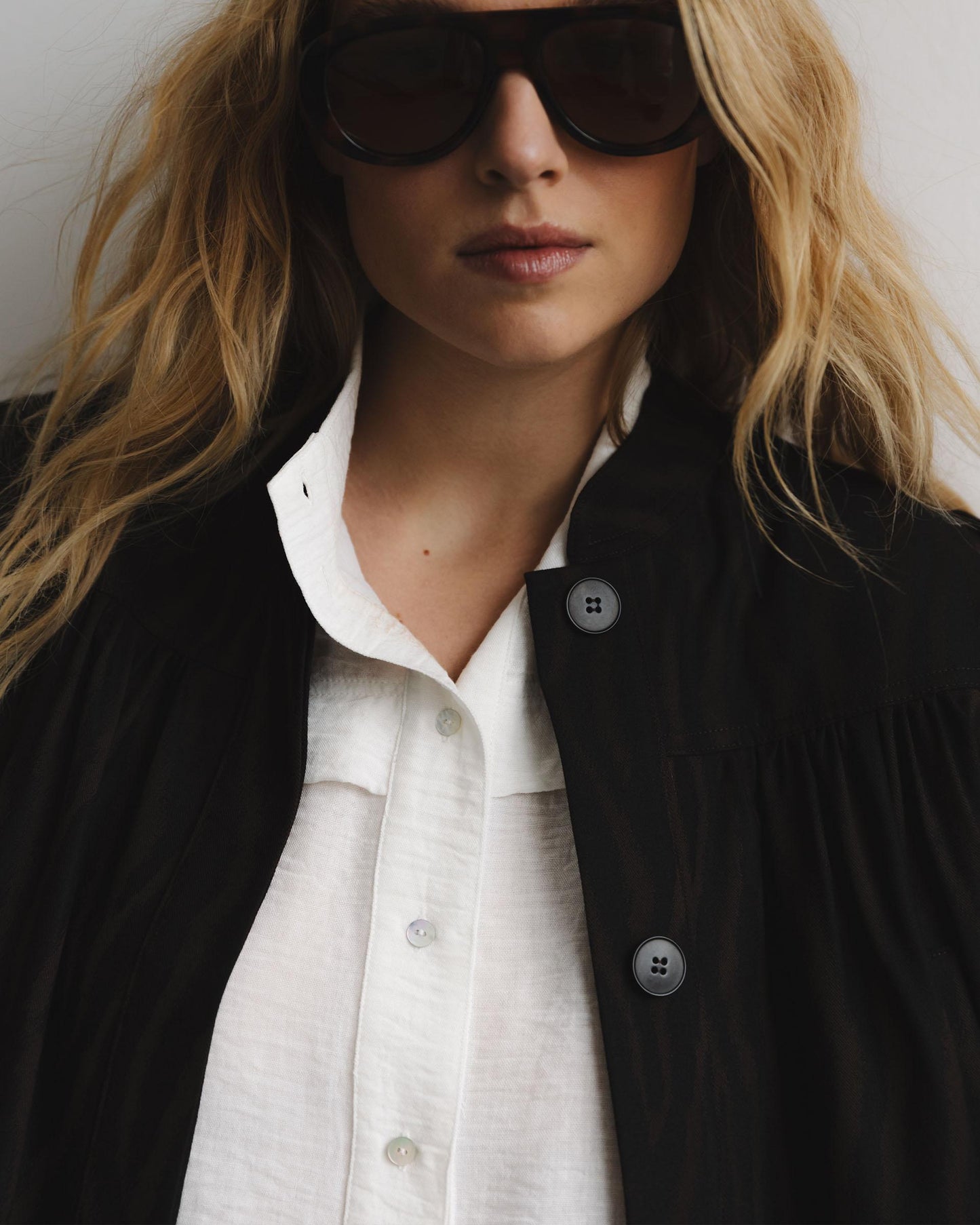 Bomber Canesú Estampado Animal Print Marrón