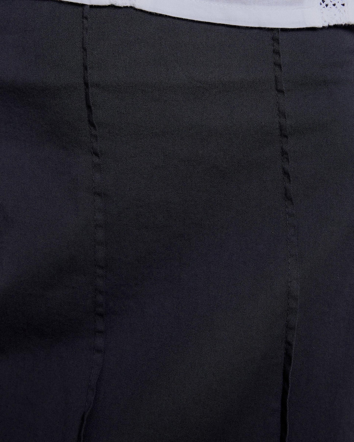 Falda Costuras Antracita