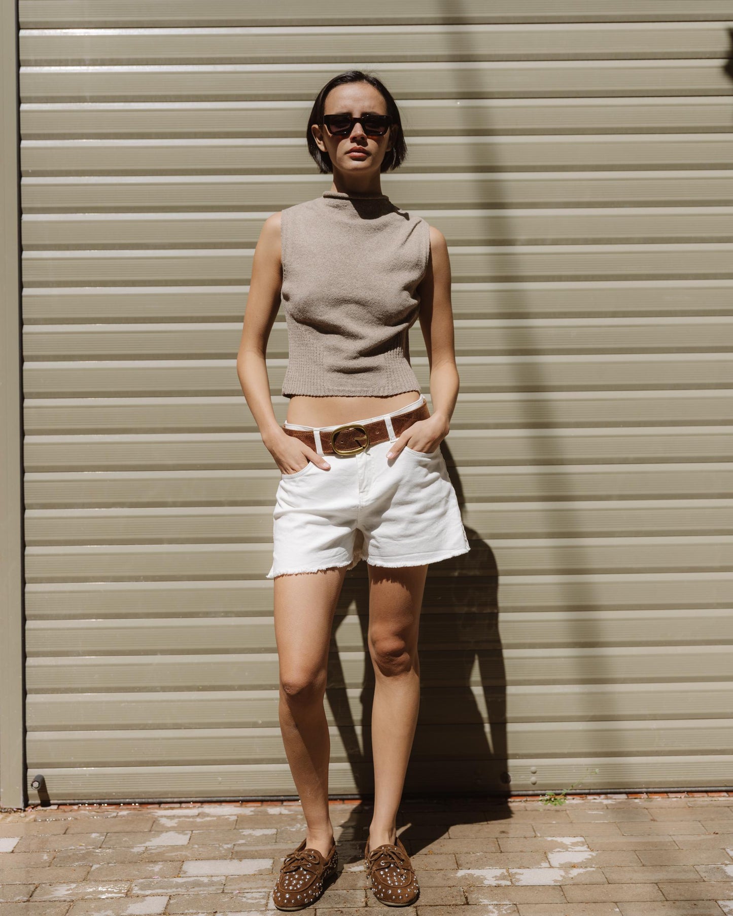 Shorts Étoiles Arrière Blanc