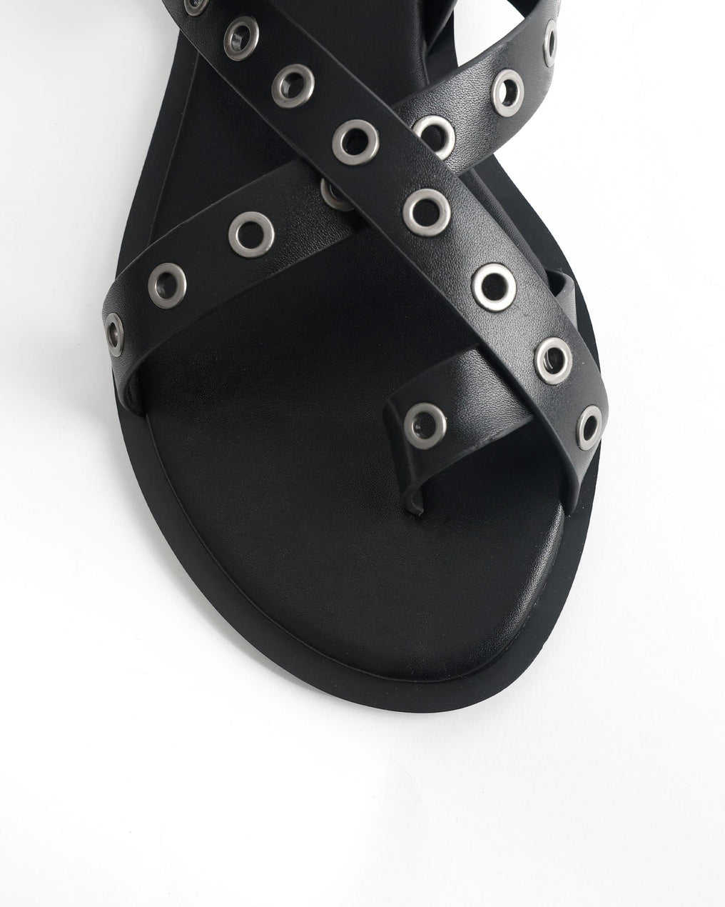 Sandalia Eyelets Negro