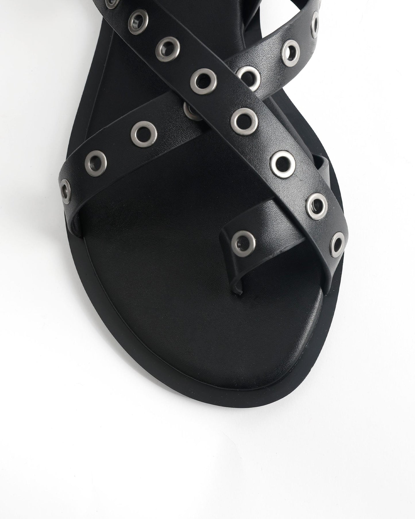 Sandalia Eyelets Negro
