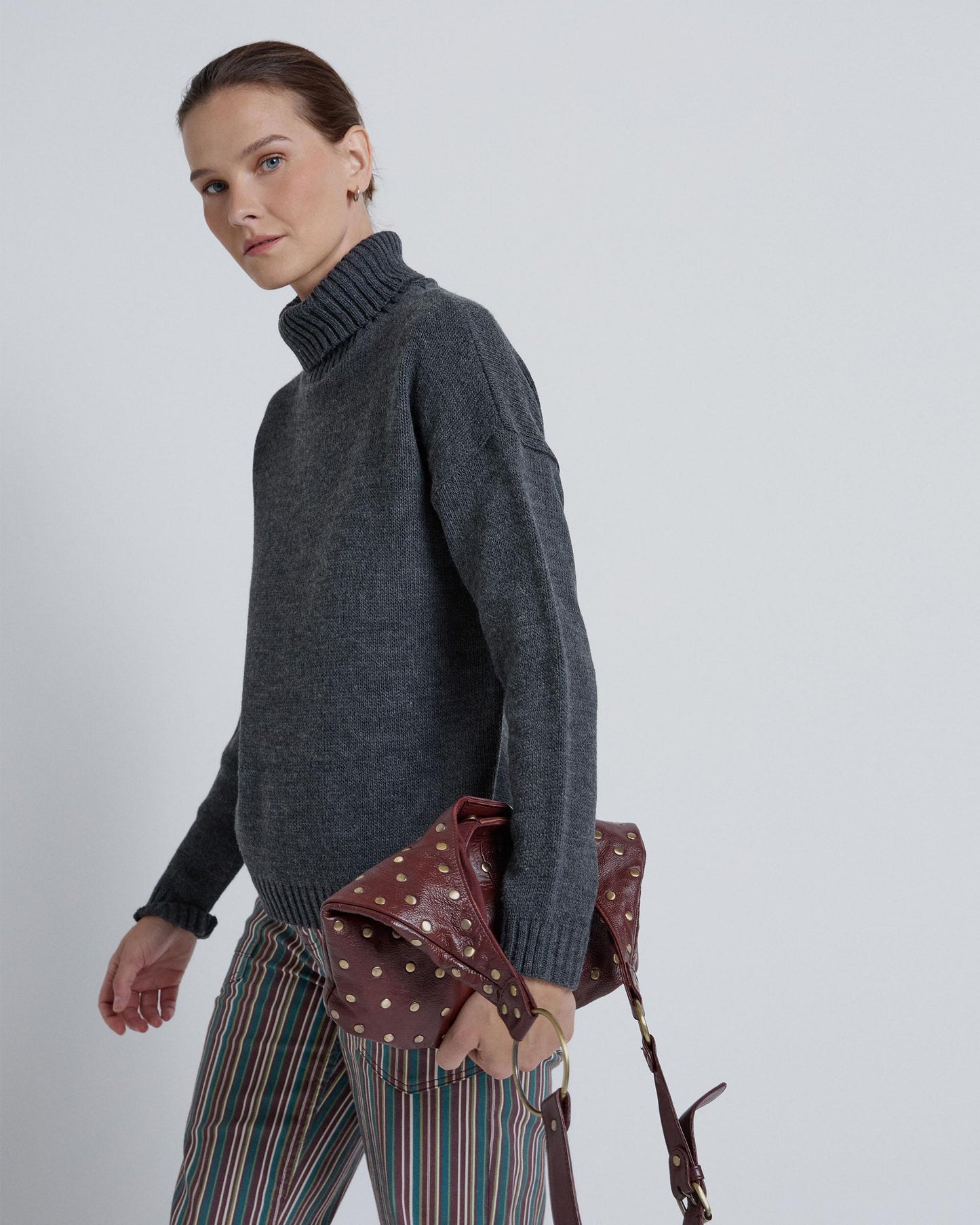 Jersey Cuello Alto Antracita