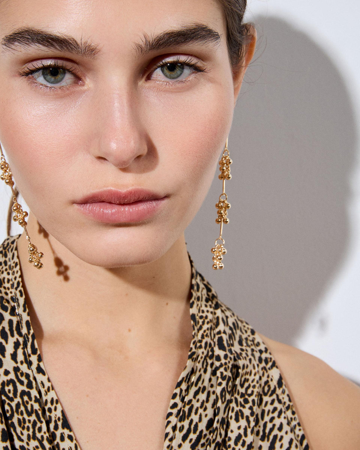 Pendientes Apliques Bolitas Oro