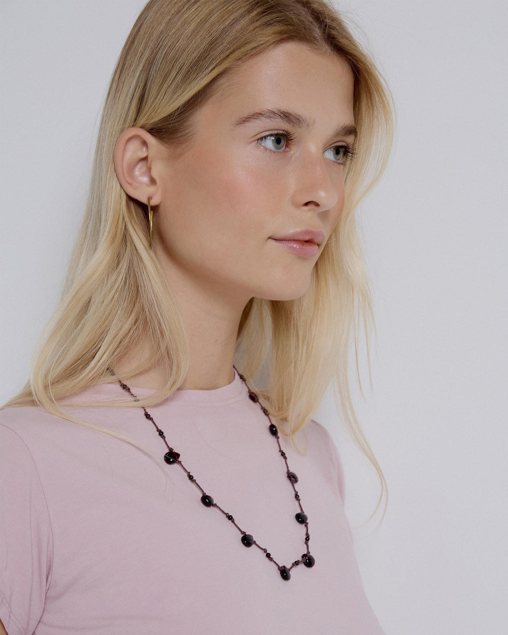 Pink Round Neck T-shirt