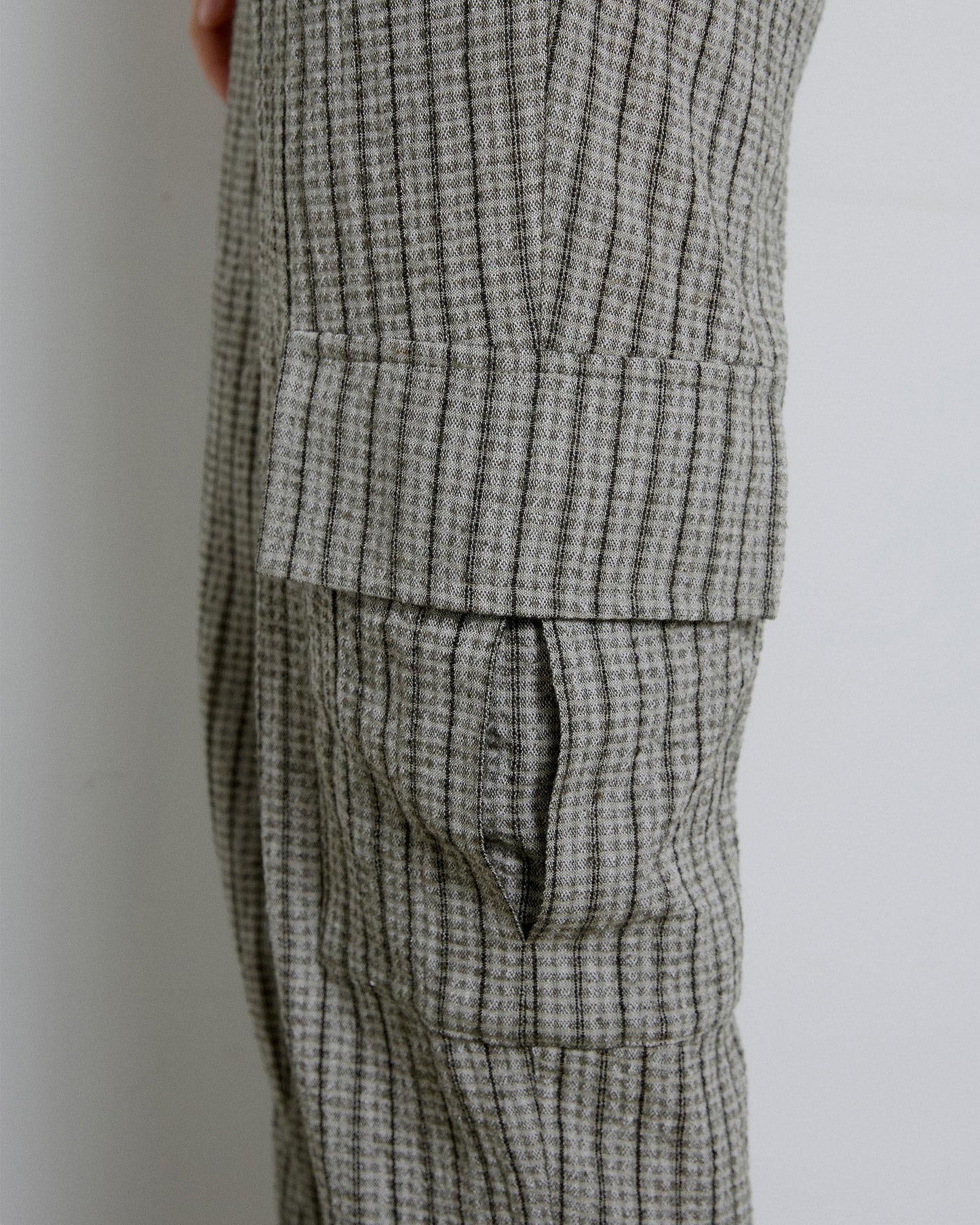 Green Cargo Baggy Pants