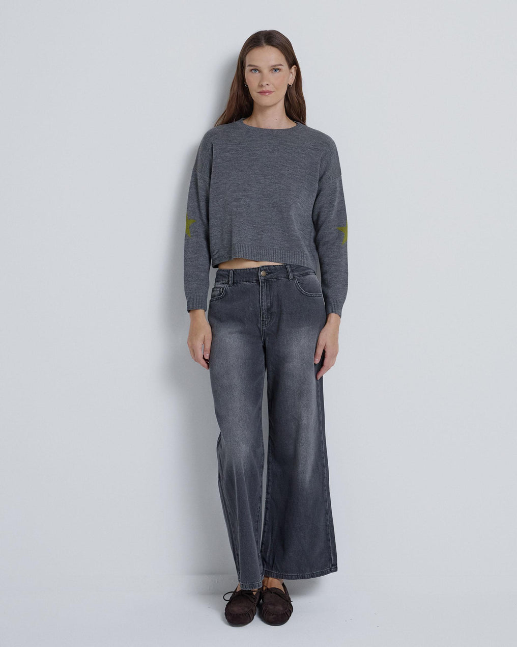 Jersey Estrellas Codos Gris