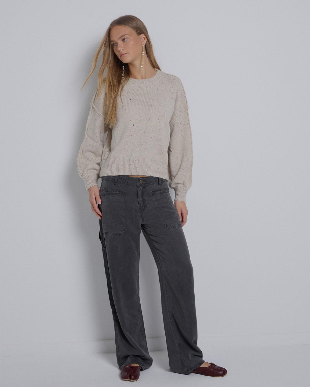 Jersey Jaspeado Beige