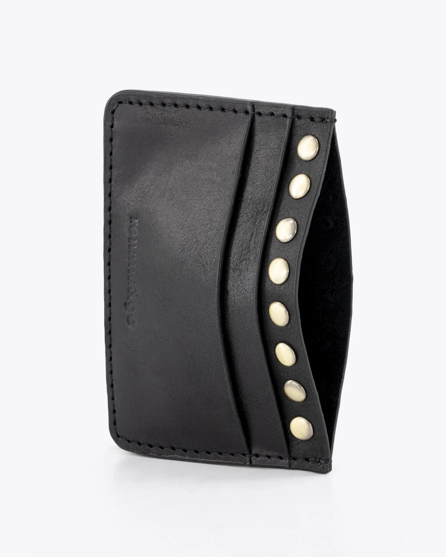 Porta-cartões Tachas Preto