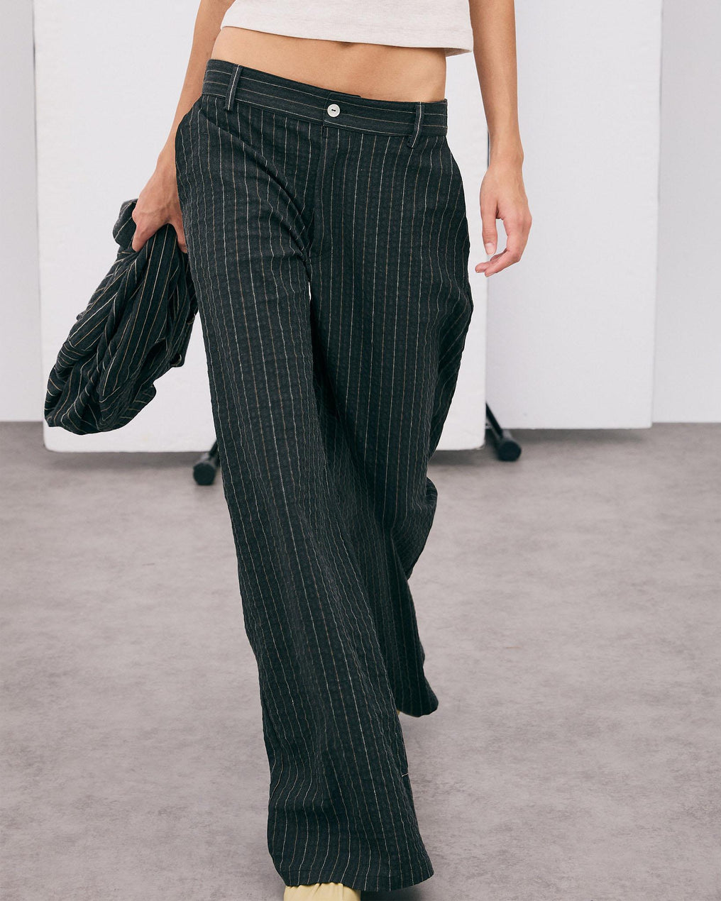 Pantalón Rayas Antracita