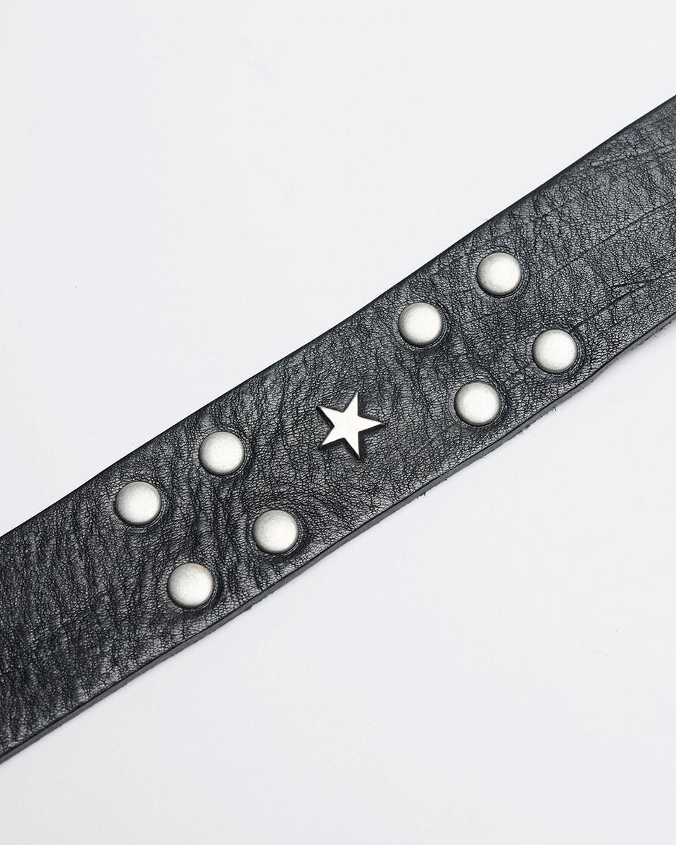 Cinturón Tachuelas Estrellas Negro