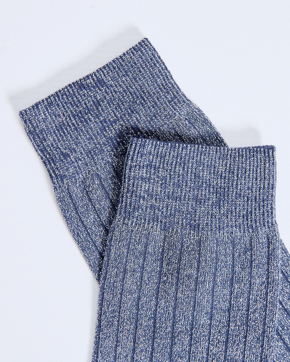 Calcetines Media Caña Lurex Azul