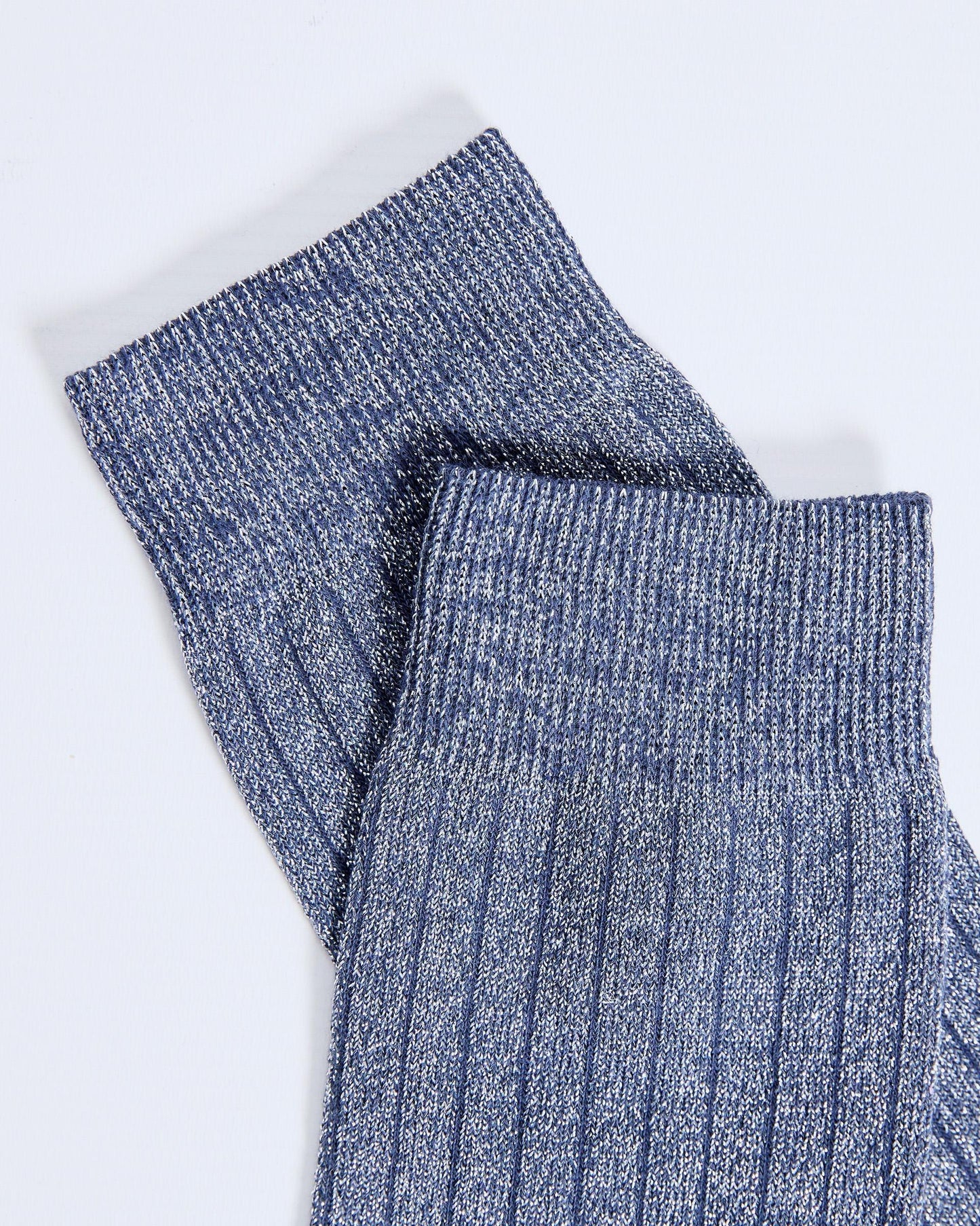 Calcetines Media Caña Lurex Azul