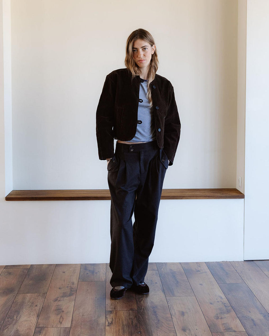 Chaqueta Velvet Marrón