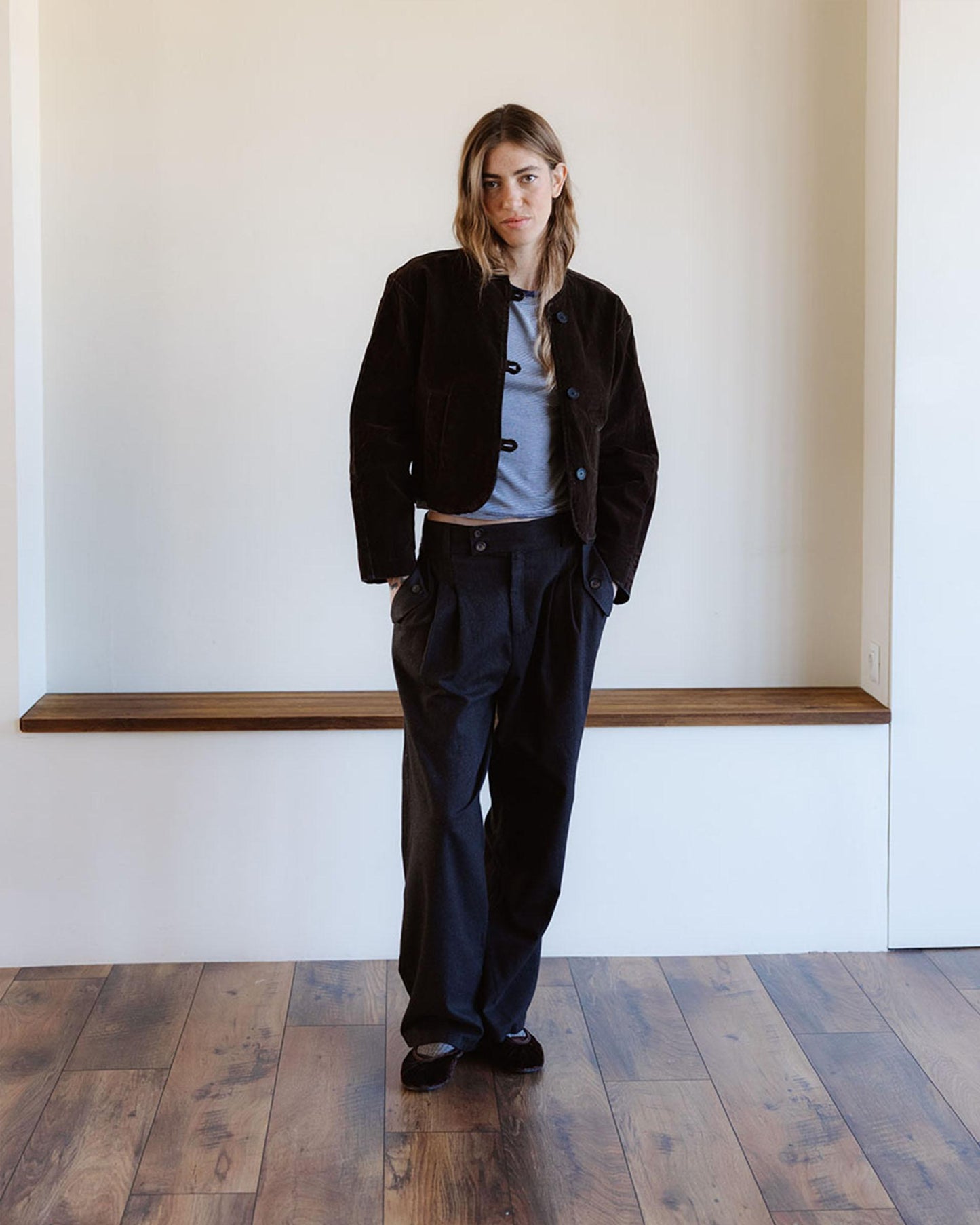 Chaqueta Velvet Marrón