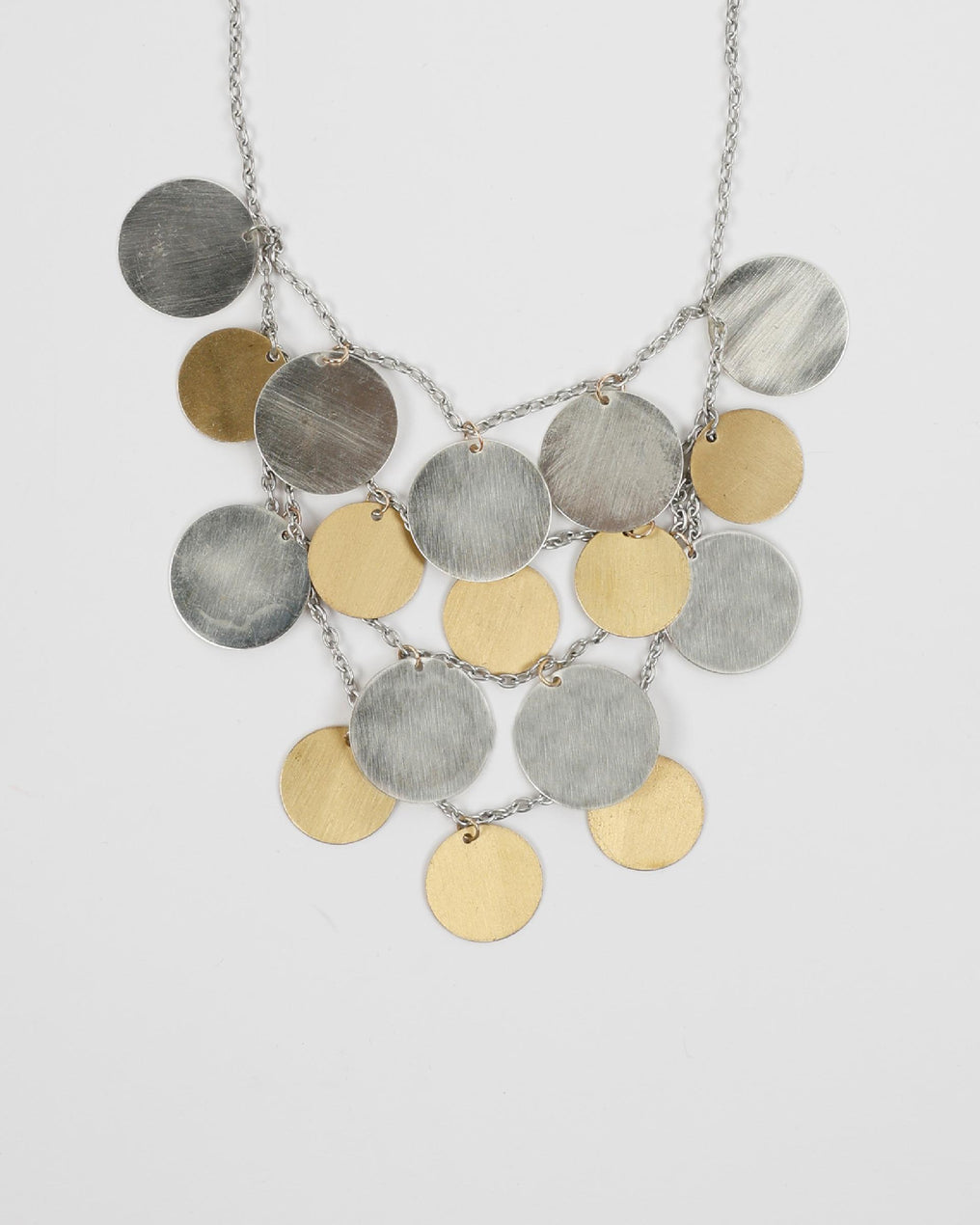 Collier Plaques Mix Doré