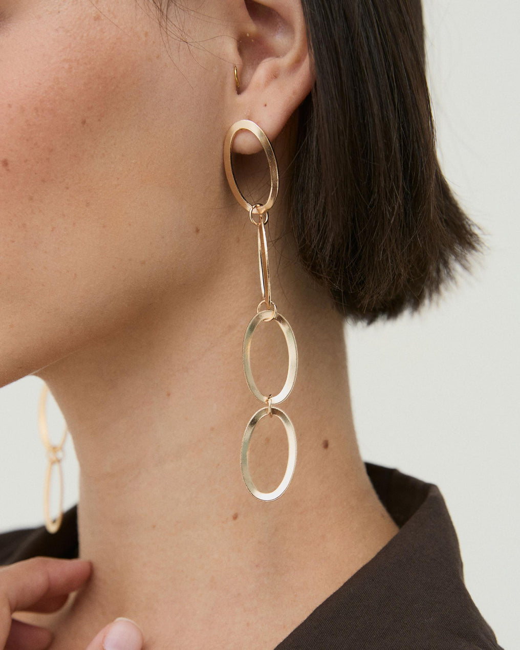 Pendientes Eslabones Oro