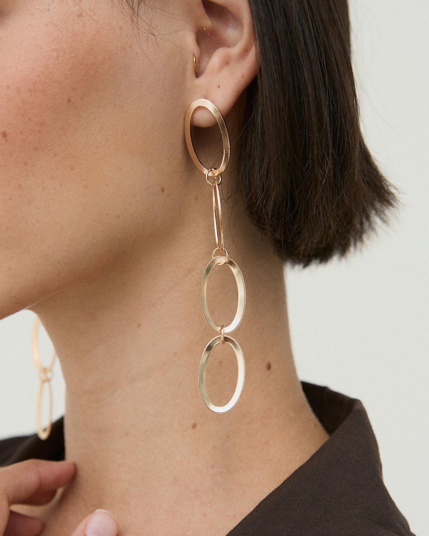 Pendientes Eslabones Oro