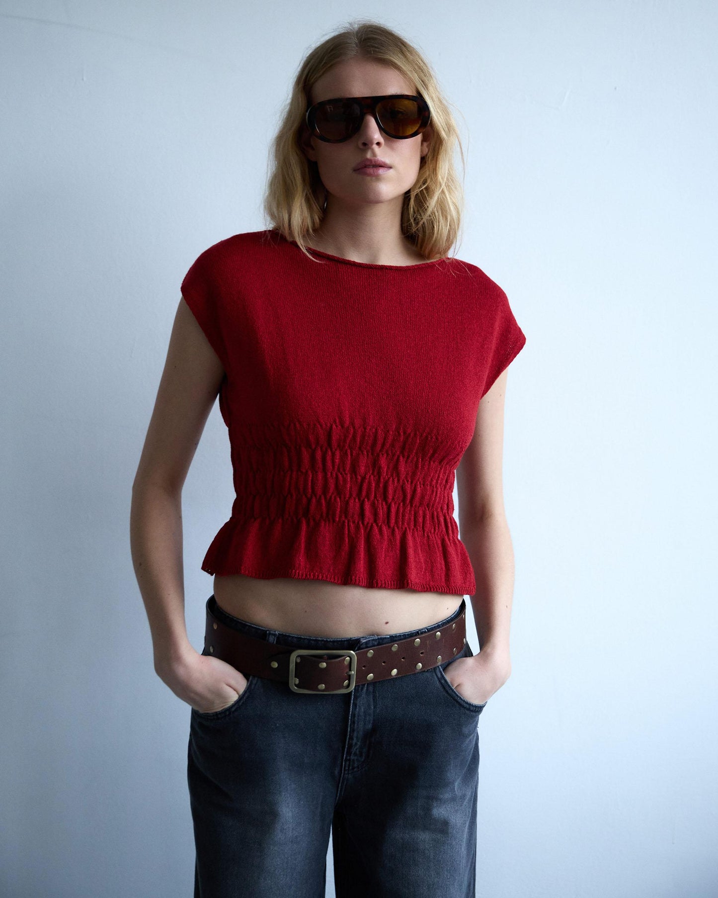 Top Punto Gomas Rojo