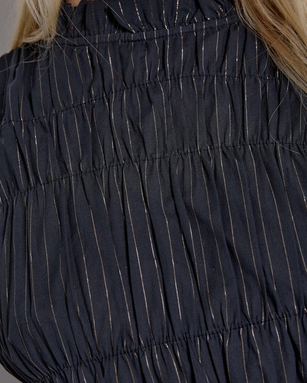 Top Gomas Lurex Negro