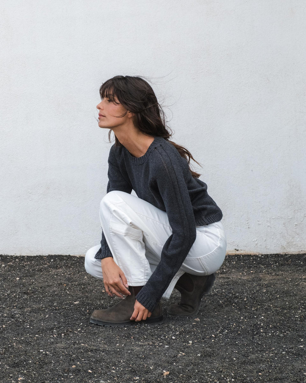 Jersey Aberturas Mangas Antracita