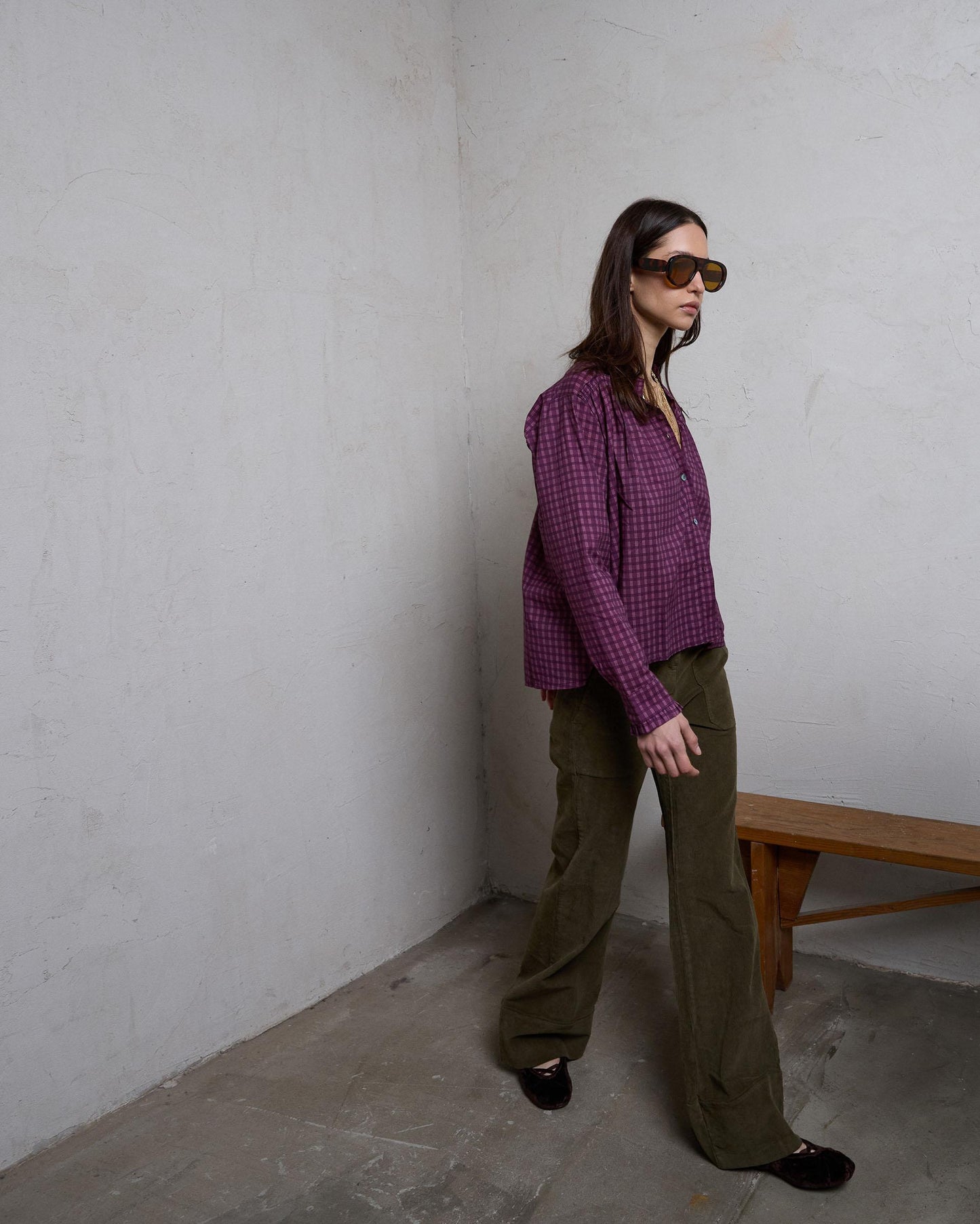 Pantalón Micropana Bolsillos Verde