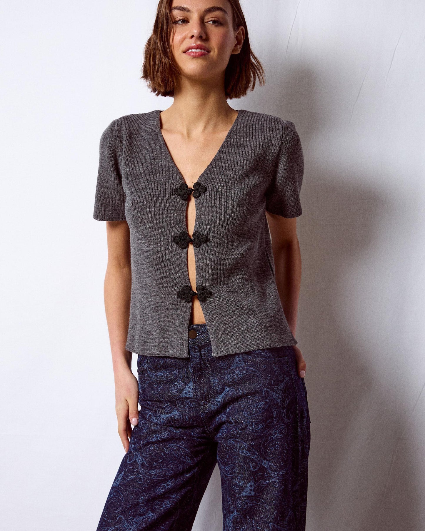 Top Punto Japo Antracita