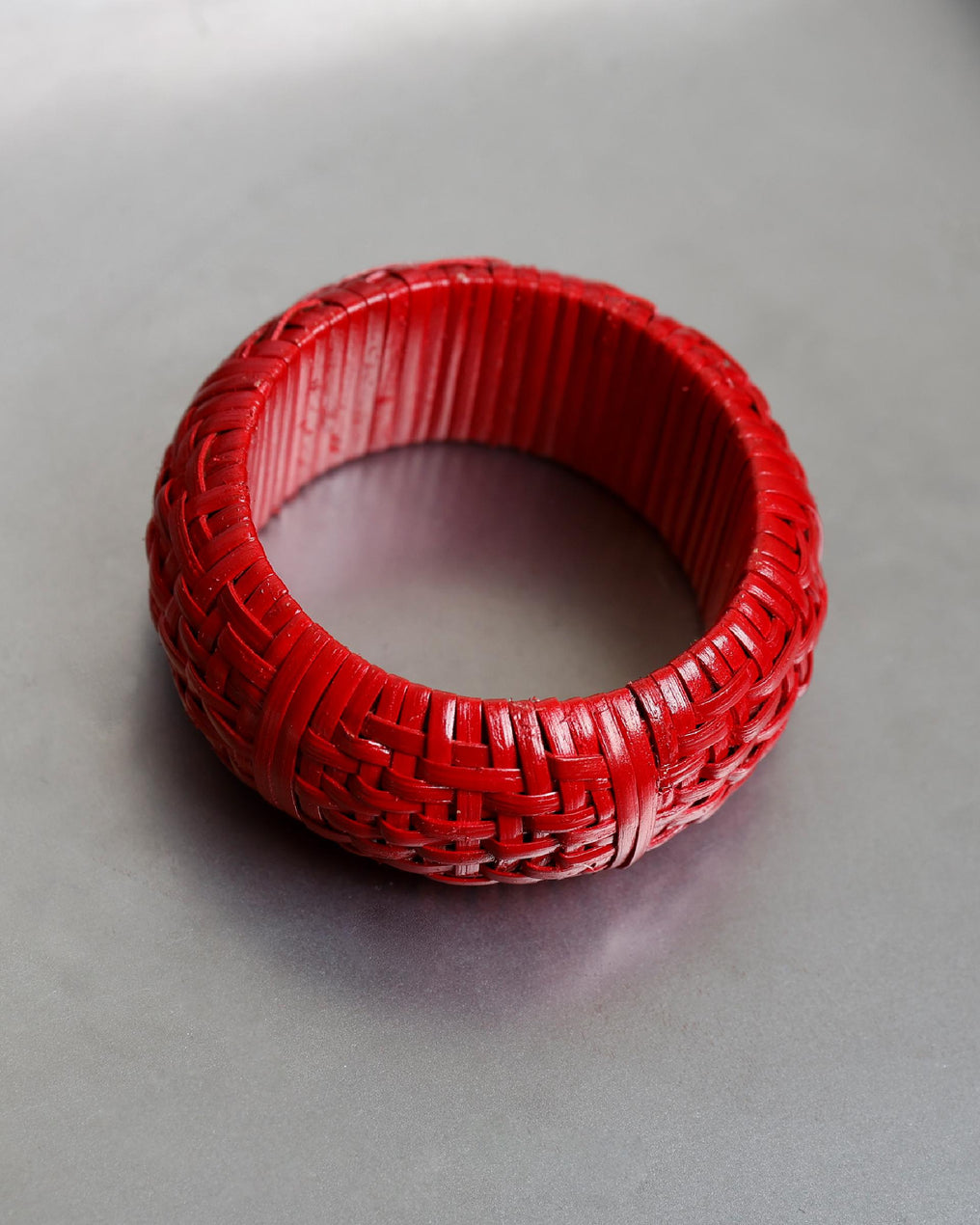 Pulsera Rigida Roja Rojo