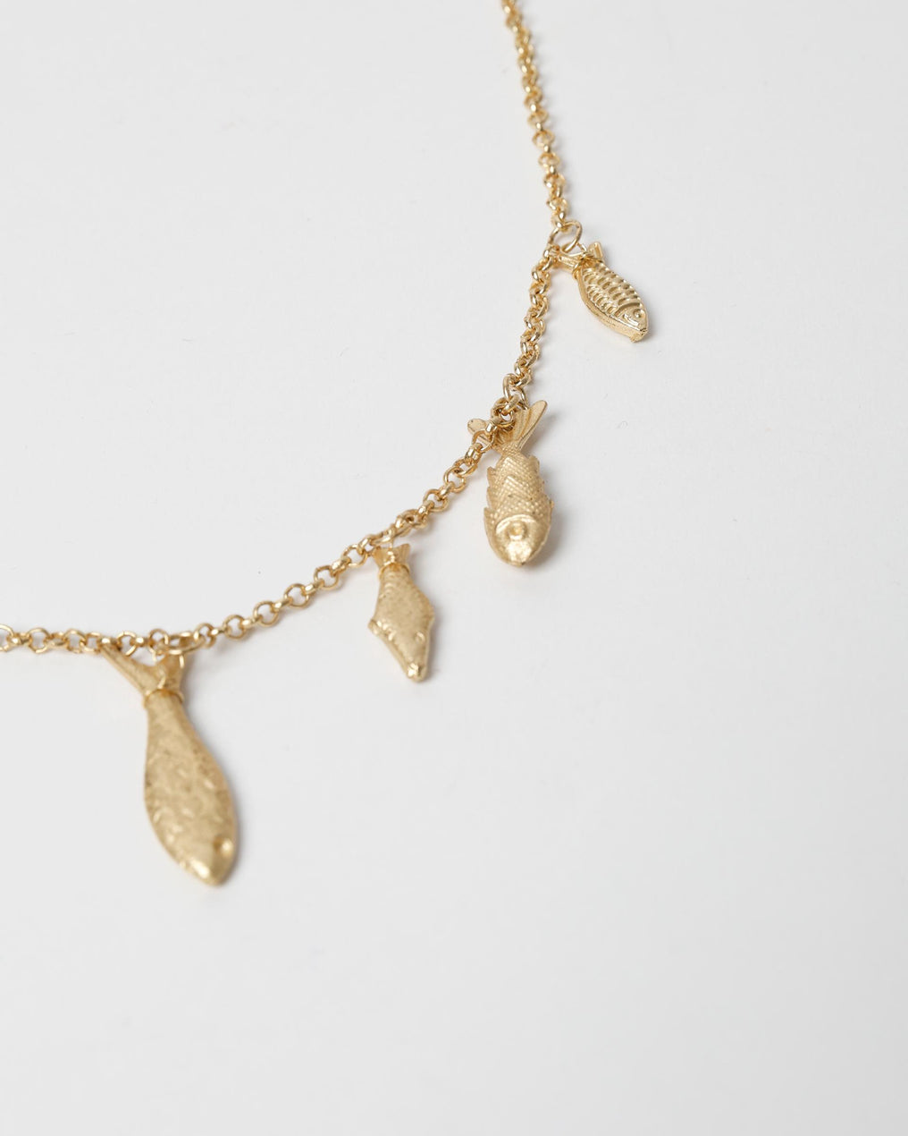 Collier Poissons Doré