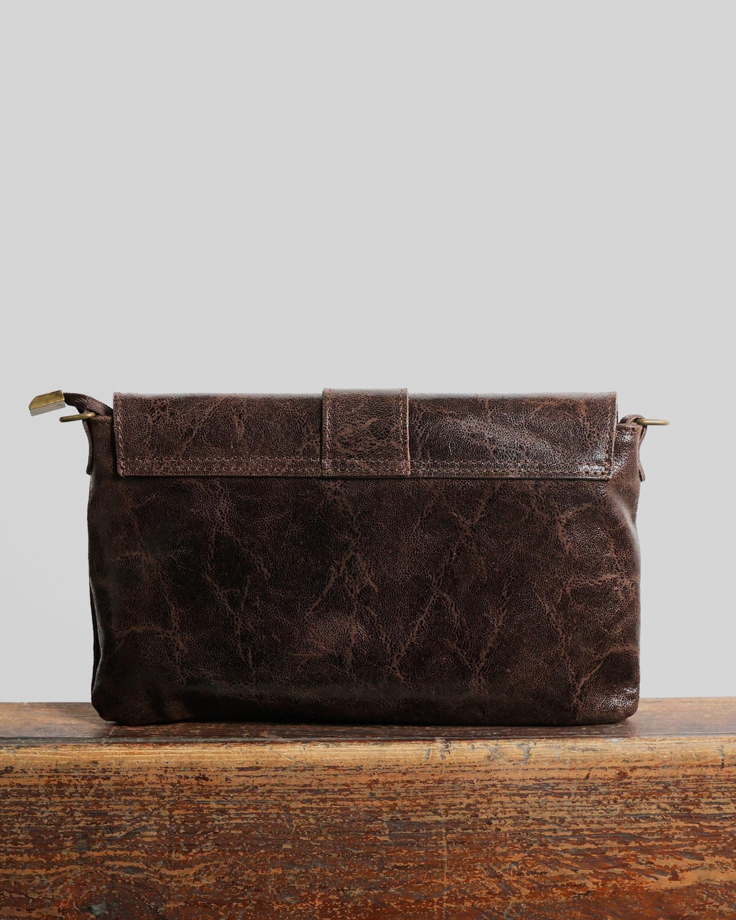 Bolso Pequeño Hebilla Marrón