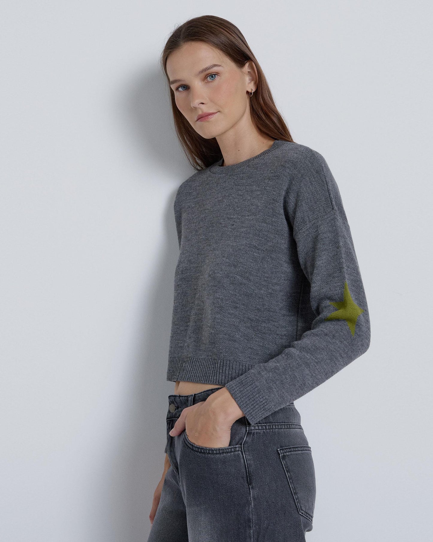 Jersey Estrellas Codos Gris