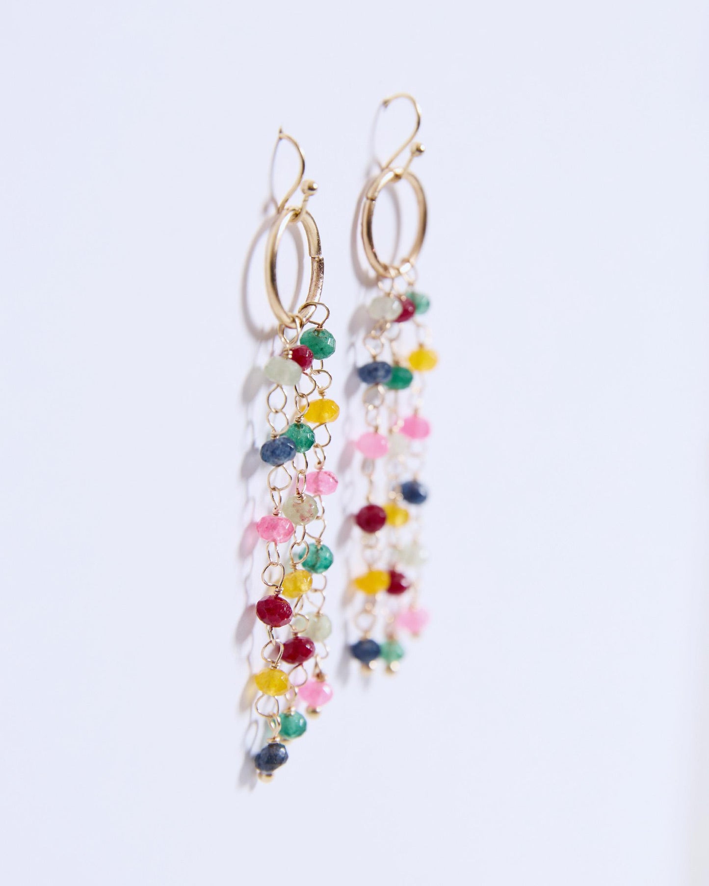 Multicolor Chain Earrings