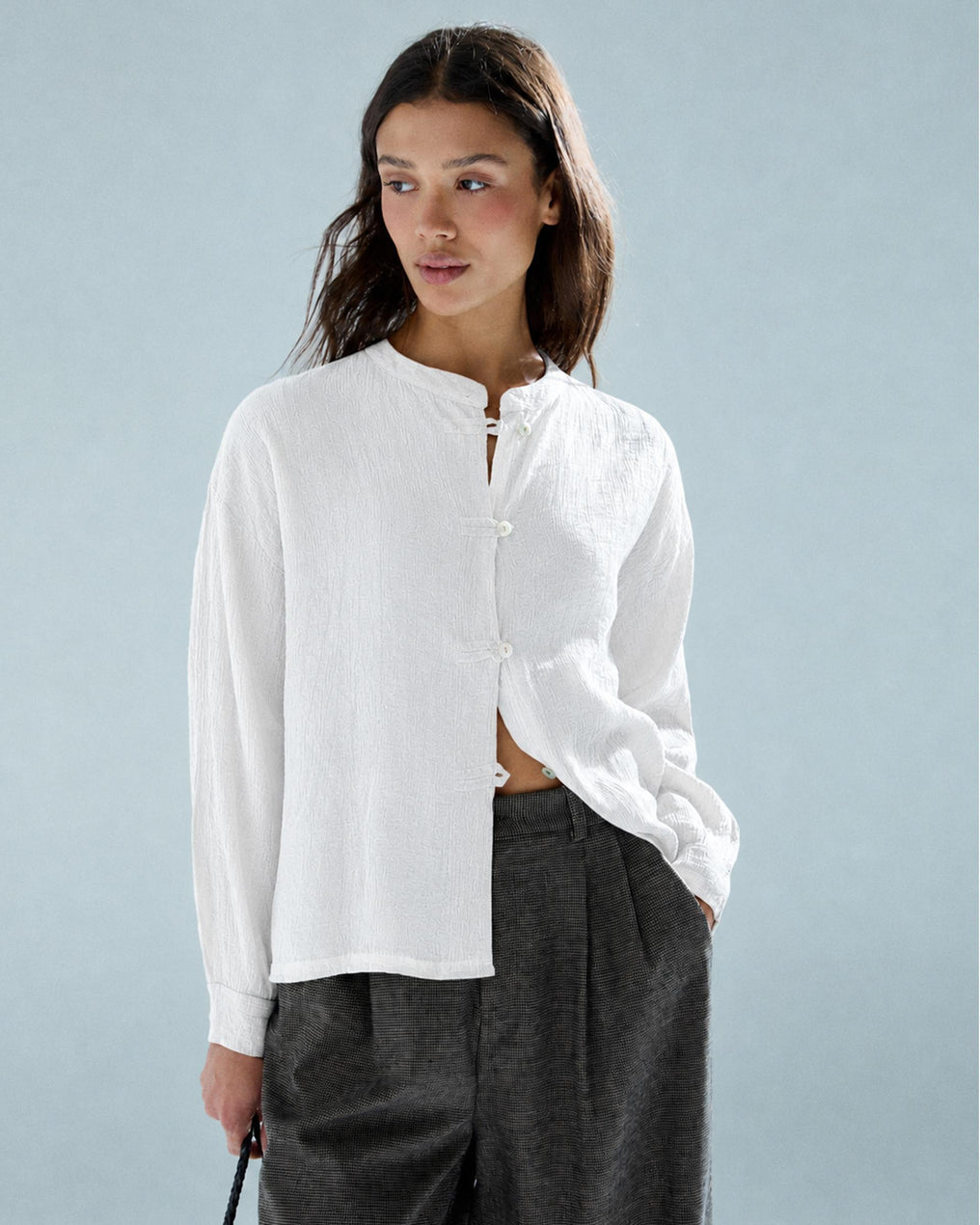 Aurrealdean Alamardun Blusa Zuria