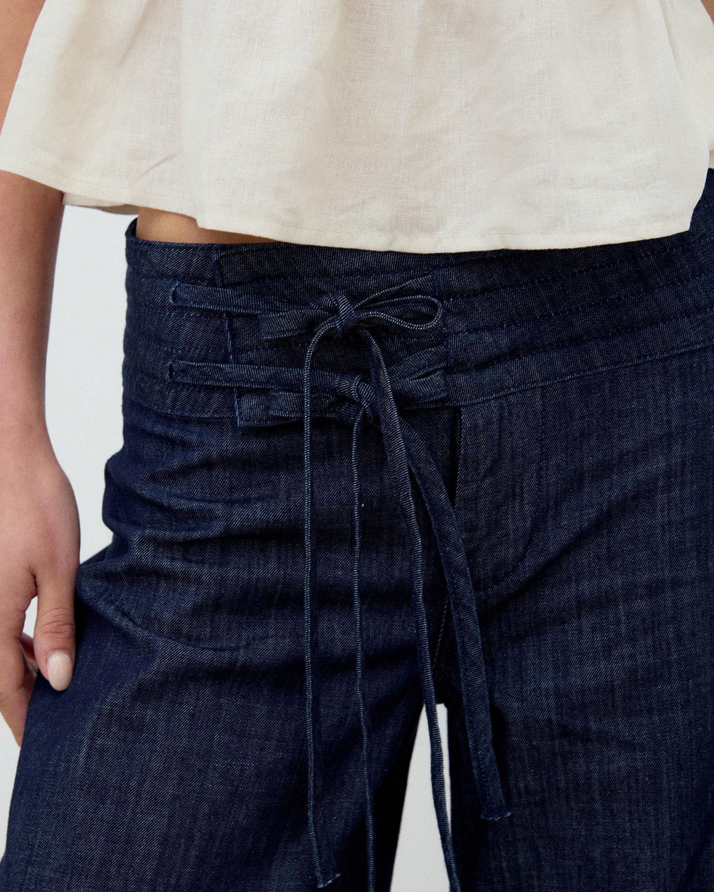 Jeans Triple Cinturilla Lazada Azul Oscuro