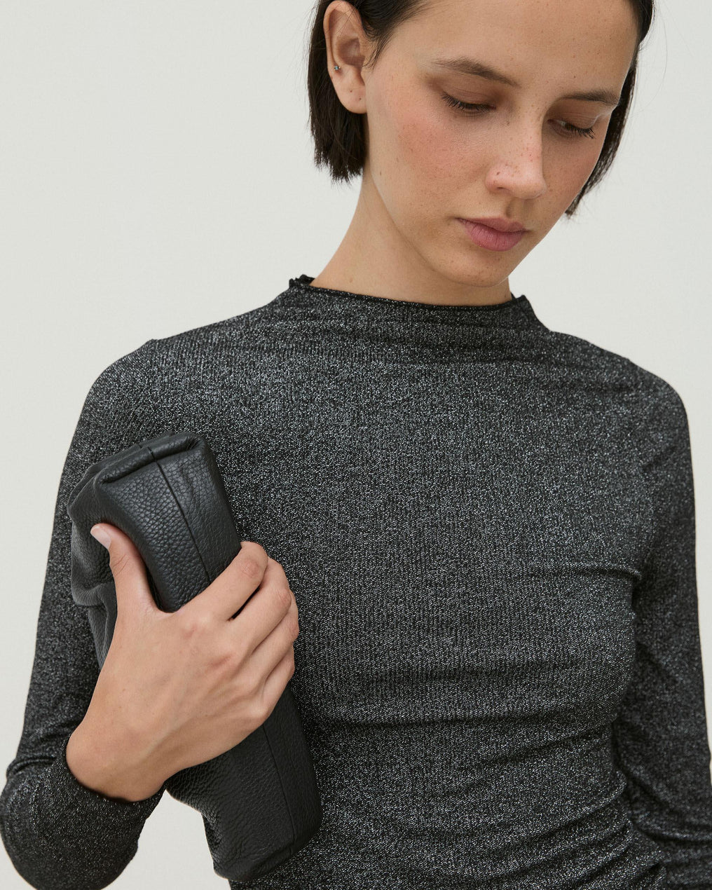 Camiseta Brillo Negro