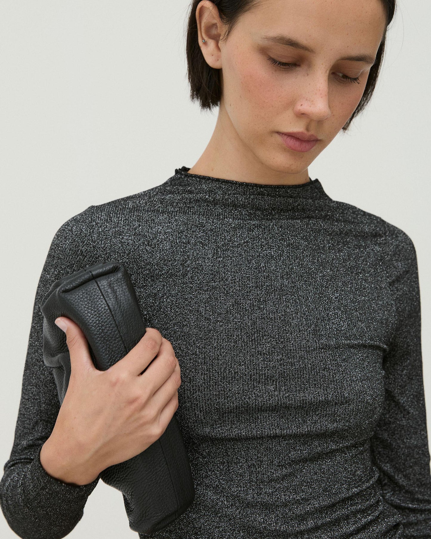 Camiseta Brillo Negro