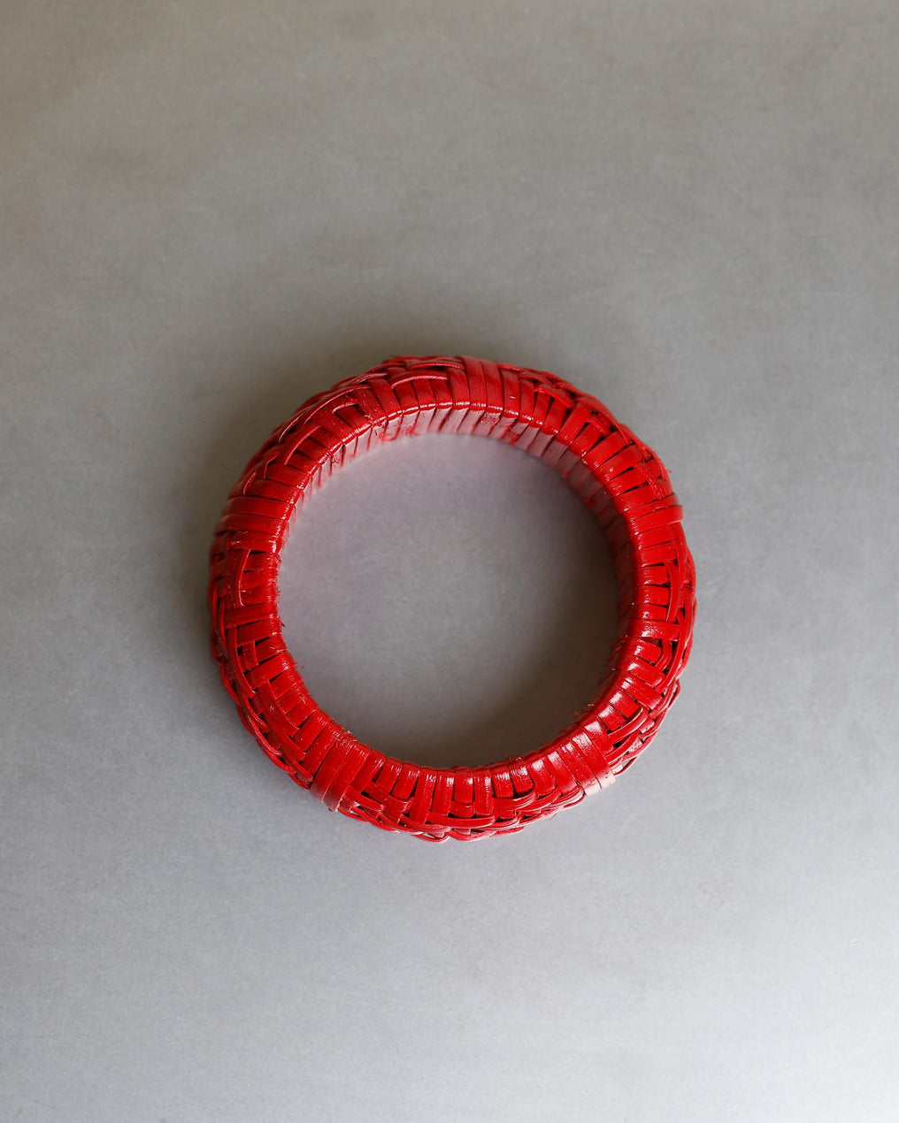 Pulsera Rigida Roja Rojo
