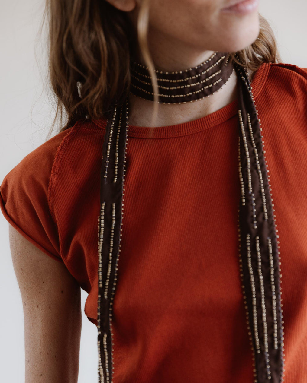 Camiseta Media Manga Ranglán Naranja