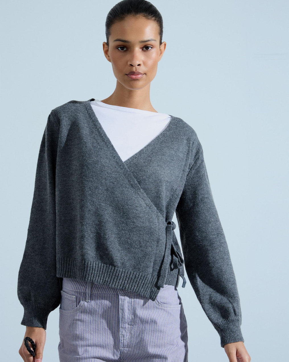 Chaqueta Cruzada Lazada Antracita