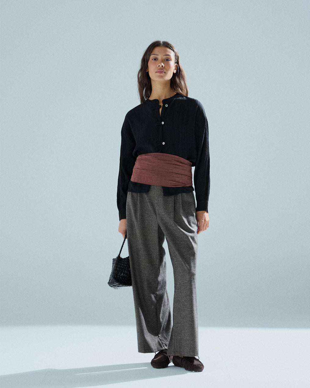 Blusa Alamares Delantero Negro
