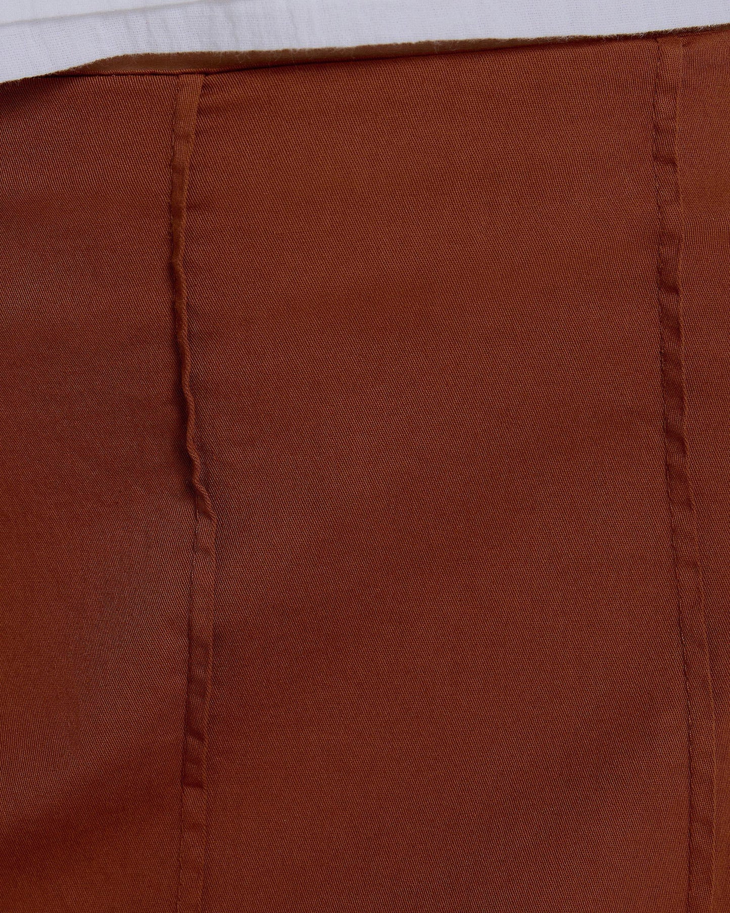 Falda Costuras Naranja