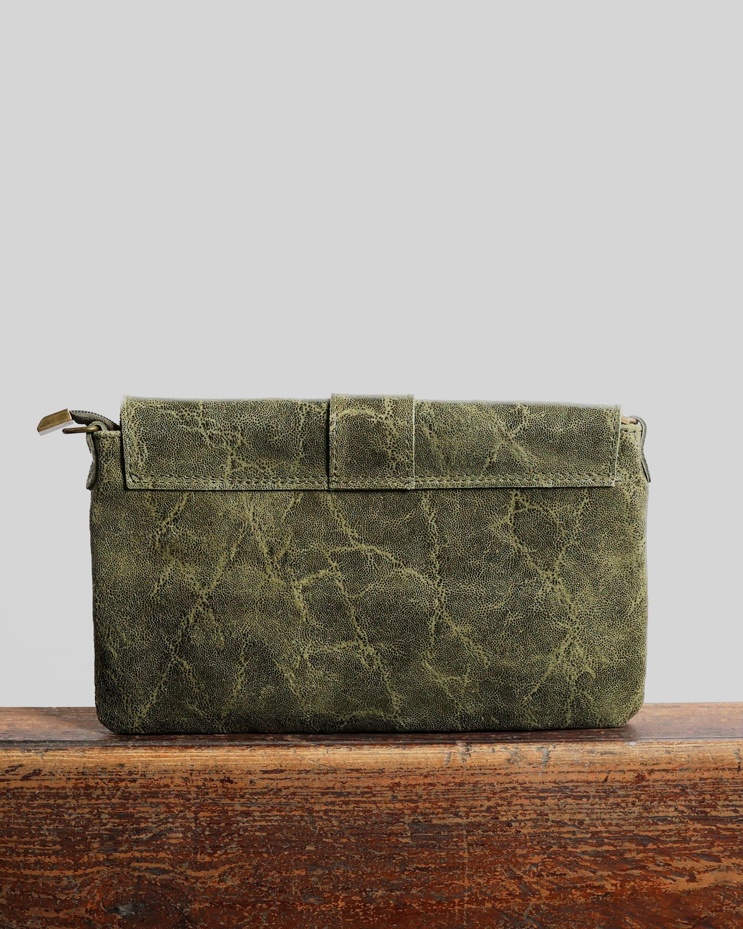 Small Green Buckle Bag