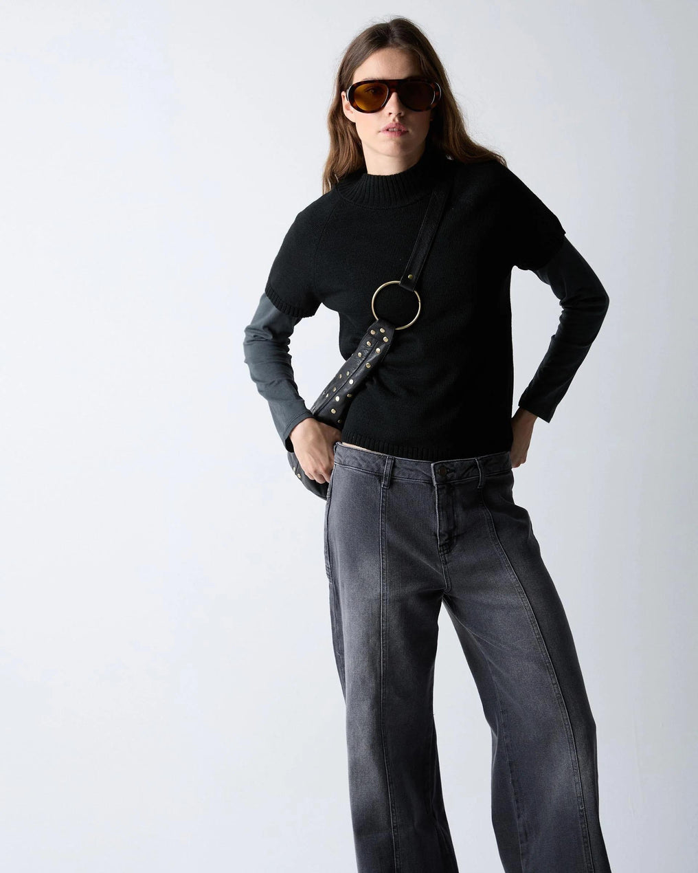 Jeans Estrellas Traseras Antracita